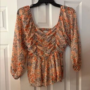 NWOT American Eagle Outfitters Floral Blouse